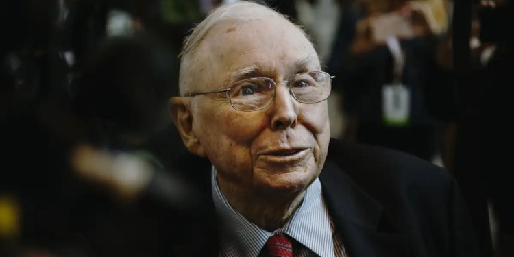 Charlie Munger. Photo: Houston Cofield/Bloomberg