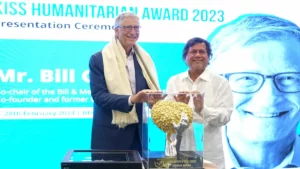 Bill Gates reçoit un prix pour "ses contributions" à la santé mondiale