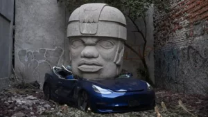 Tesla: un artiste "provoque" Elon Musk