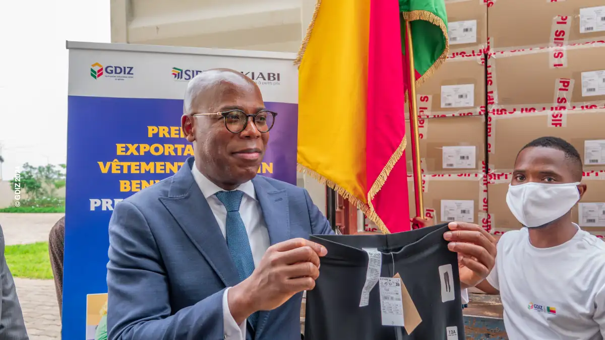 La Gdiz exporte ses premiers vêtements « made in Benin » vers l’Europe