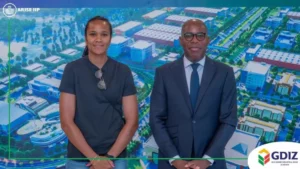 Bénin : la footballeuse française Wendie Renard visite la Gdiz