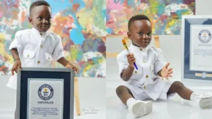 Record Guinness: ce ghanéen de moins de 2 ans devient le plus jeune artiste du monde