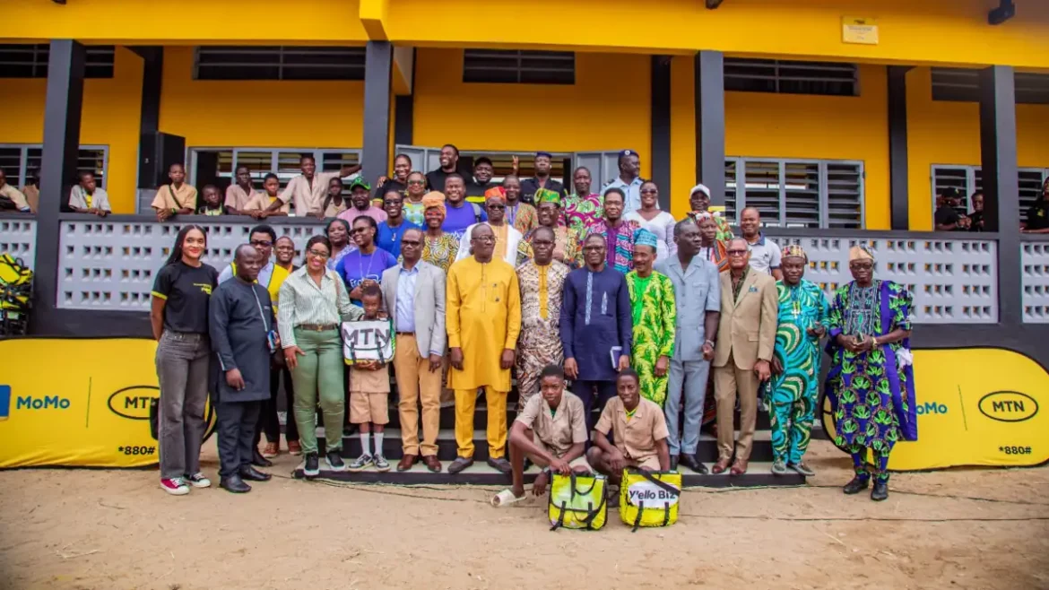 Bénin : Mtn offre des salles de classes neuves au élèves de Vekky à So-Ava