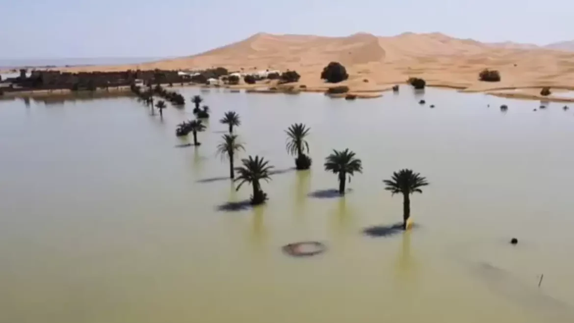 Maghreb: phénomène historique observé après de fortes pluies