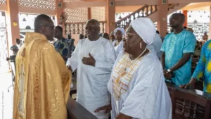 Bénin: Louis Vlavonou participe à la célébration de la Toussaint à Porto-Novo