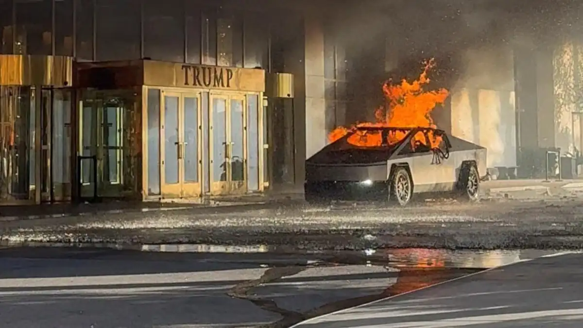 Explosion d'une Tesla devant un hôtel de Trump : ce qu'on sait (1 mort)