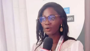PIM 2025 : Brunelle Tchobo de La Nouvelle Tribune vainqueure de la catégorie presse écrite