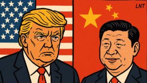 Trump et Jinping (Image LNT)