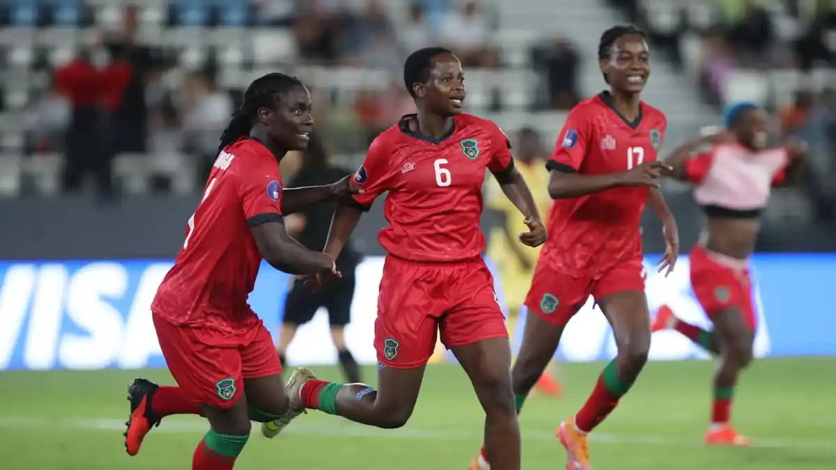 Des joueuses de l'équipe féminine du Malawi
