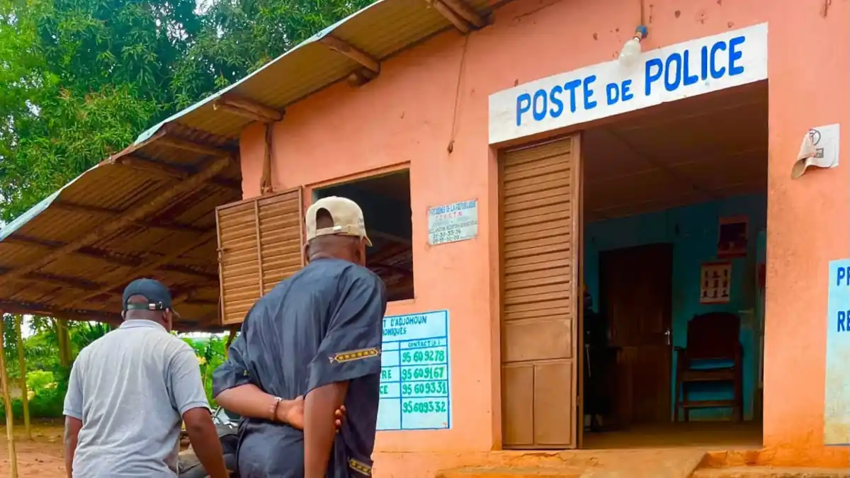 Benin: In Adjohoun, the police station faces very degraded premises