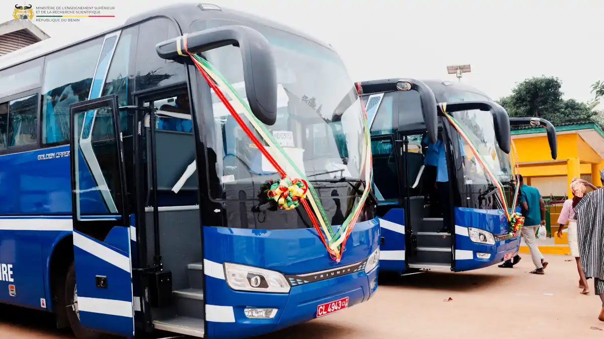 University Transport in Benin: 63 Buses, 12 Cities, a New Start from This Monday