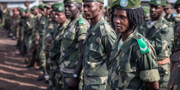 Armée RDC (Crédit: Benoit Almeras, PNUD, Septembre 2013.)