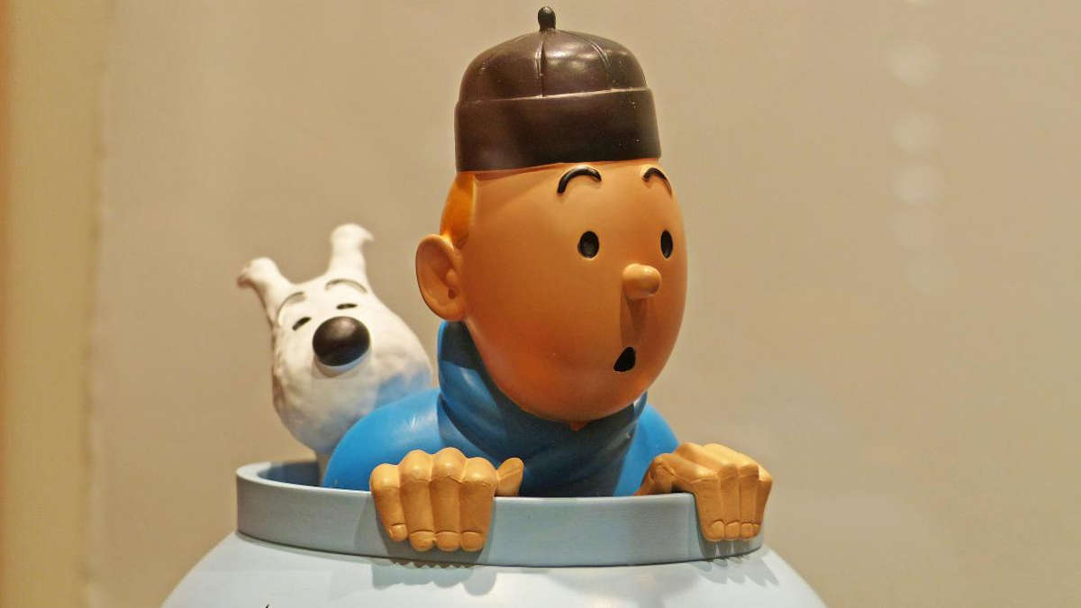 En Belgique, une sculpture de Tintin et Milou cédée à 168 000 €
