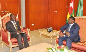 Conférence régionale sur l'IA au Togo, Eric Adja en parle avec Faure Gnassingbé
